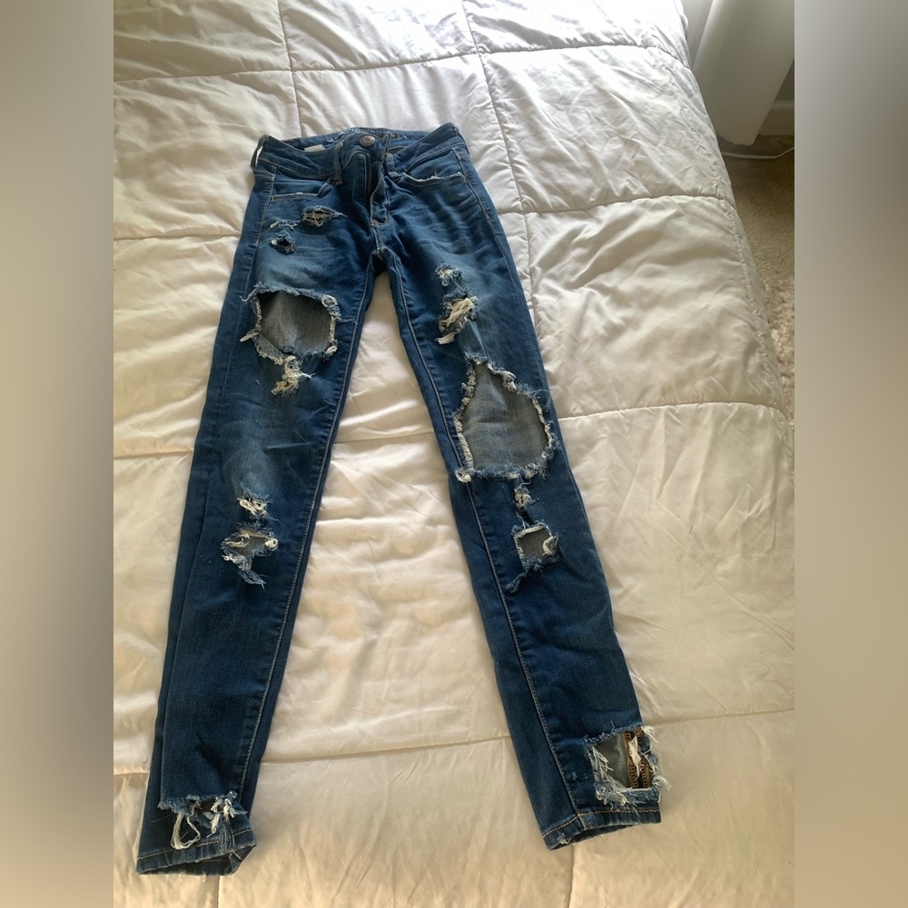 low rise skinny jeans